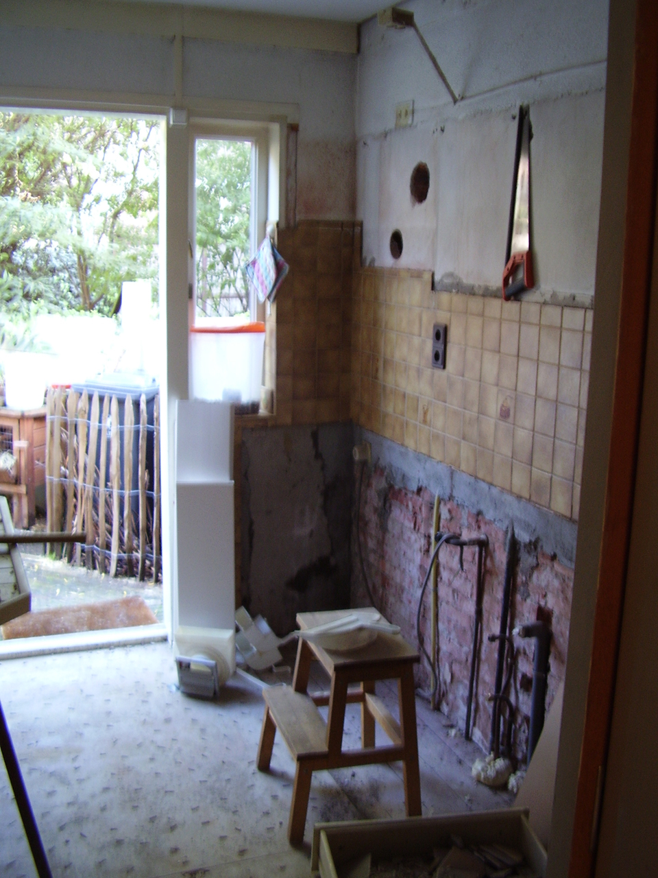 Keuken aanbouw in tuindorp